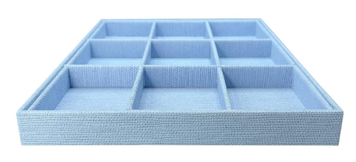 Bandeja Grande 9 Quadriculados Tecido Milão - SOB ENCOMENDA