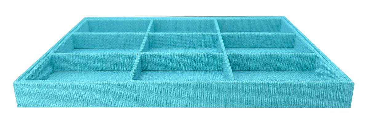 Bandeja Grande 9 Quadriculados Tecido Milão - SOB ENCOMENDA