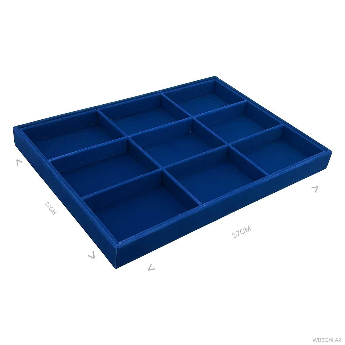 Bandeja Porta Joias Grande com 9 Quadriculados