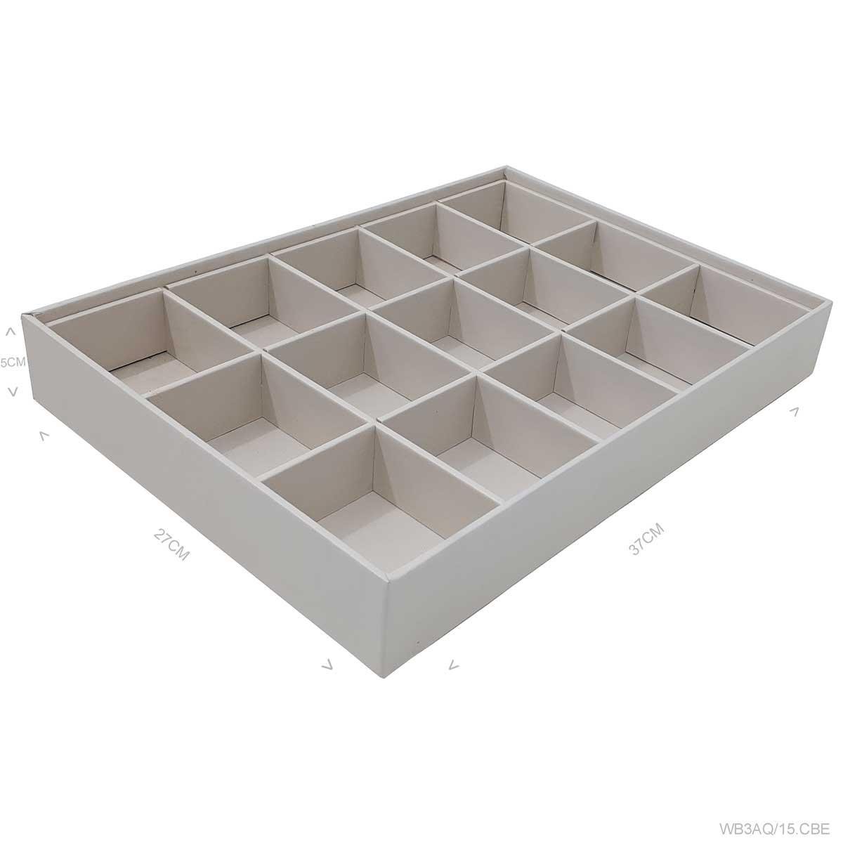 Bandeja Grande Alta 15 Quadriculados - Sob Encomenda