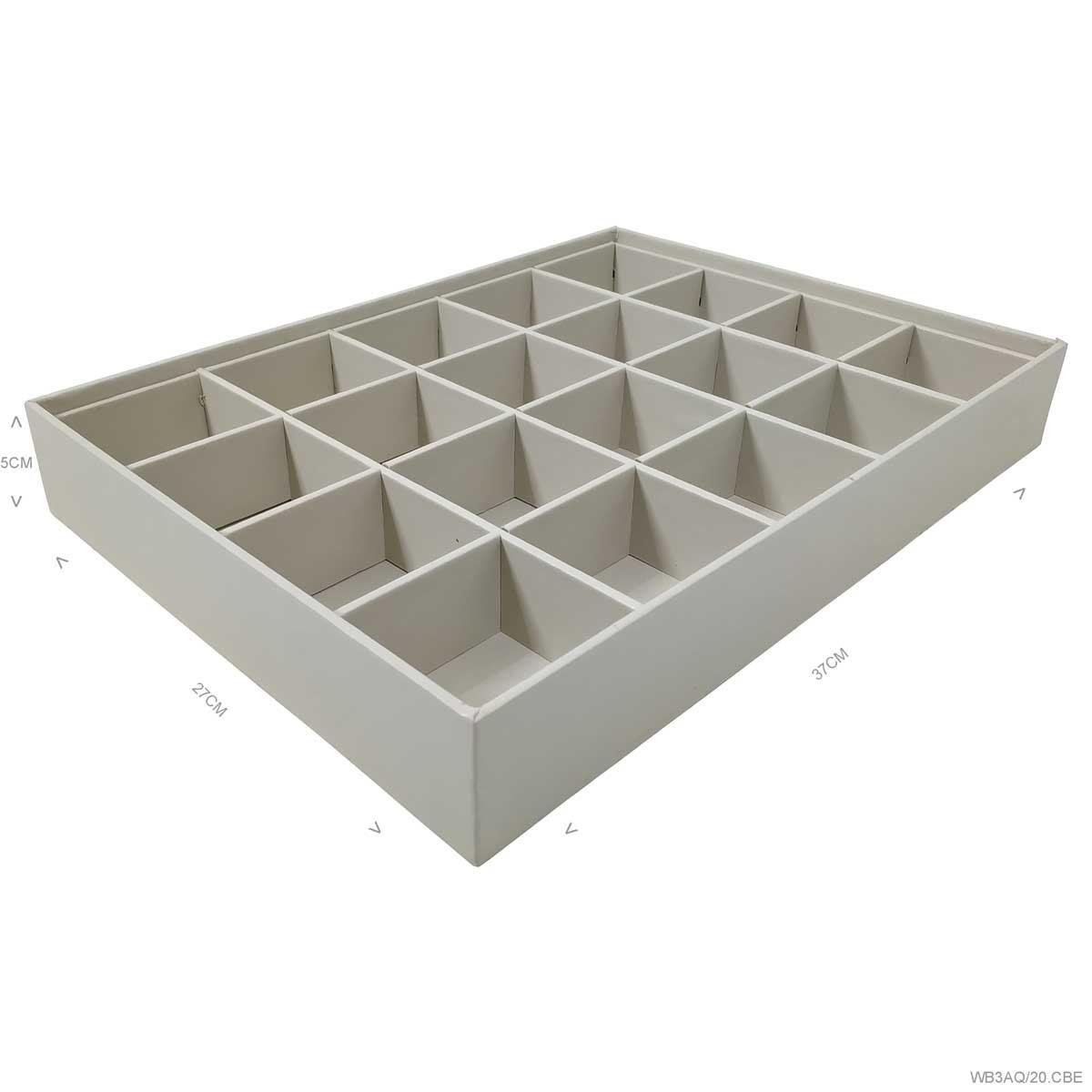 Bandeja Grande Alta 20 Quadriculados - Sob Encomenda