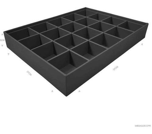 Bandeja Grande Alta 20 Quadriculados Porta Jóias