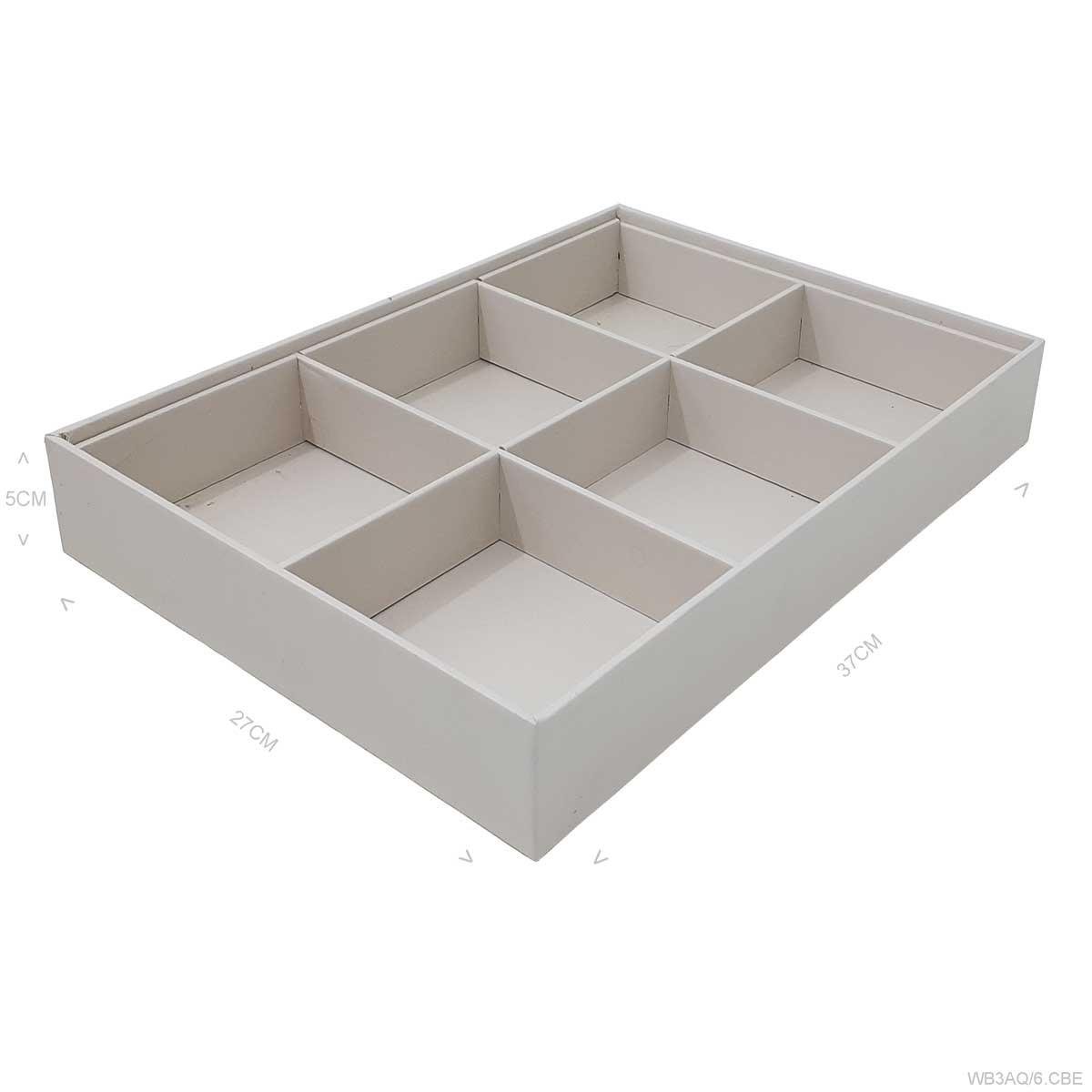 Bandeja Grande Alta 6 Quadriculados - Sob Encomenda
