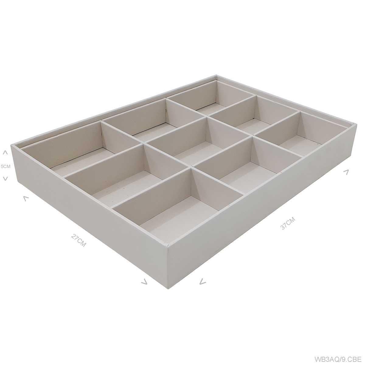 Bandeja Grande Alta 9 Quadriculados - Sob Encomenda