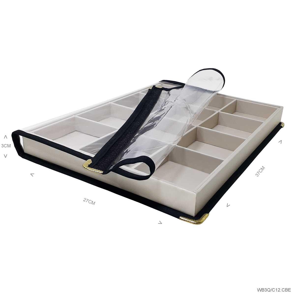 Bandeja Grande Com Capa 12 Quadriculados - Sob Encomenda