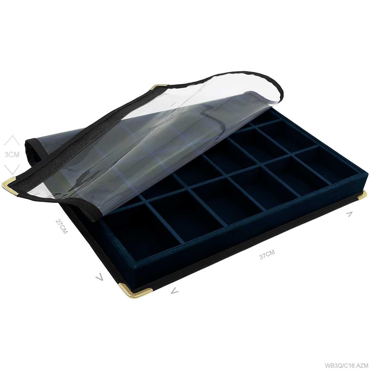 Bandeja Grande Com Capa 18 Quadriculados - Sob Encomenda