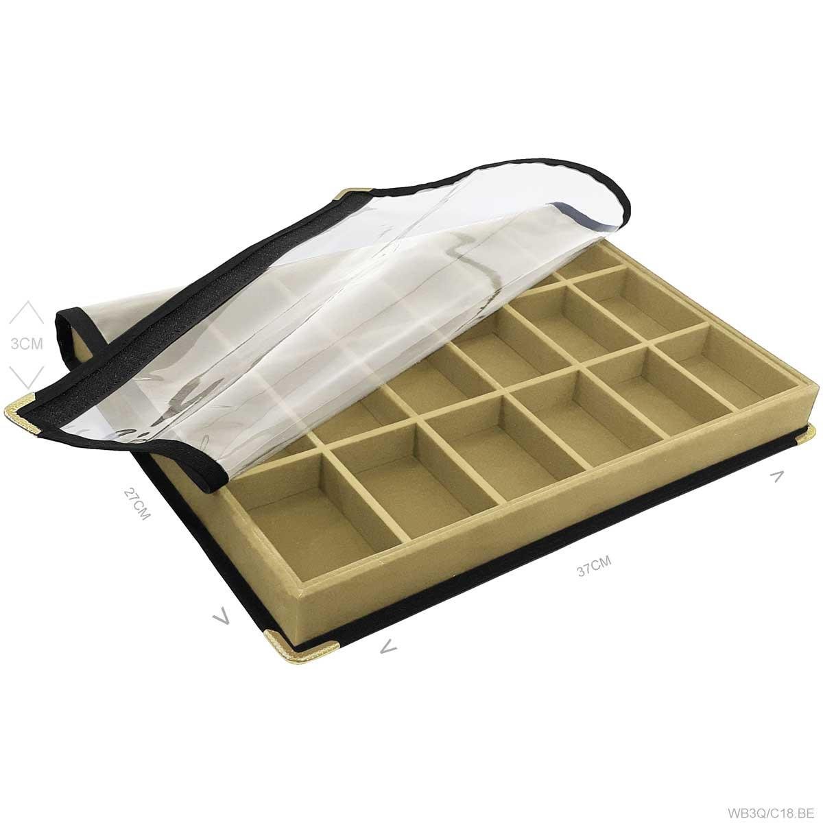 Bandeja Grande Com Capa 18 Quadriculados - Sob Encomenda