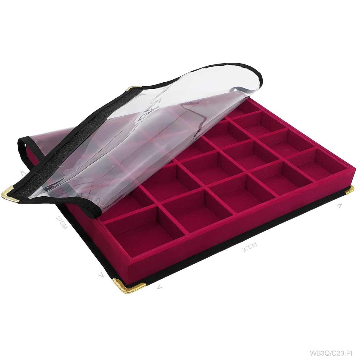 Bandeja Grande Com Capa 20 Quadriculados - Sob Encomenda