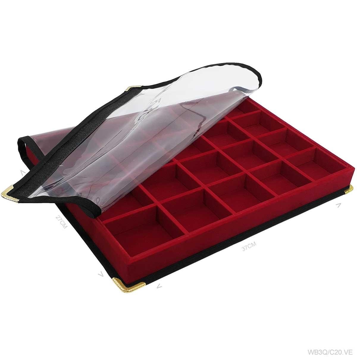 Bandeja Grande Com Capa 20 Quadriculados - Sob Encomenda