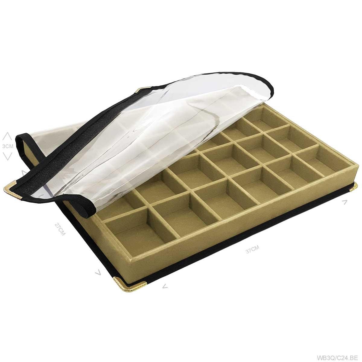 Bandeja Grande Com Capa 24 Quadriculados - Sob Encomenda