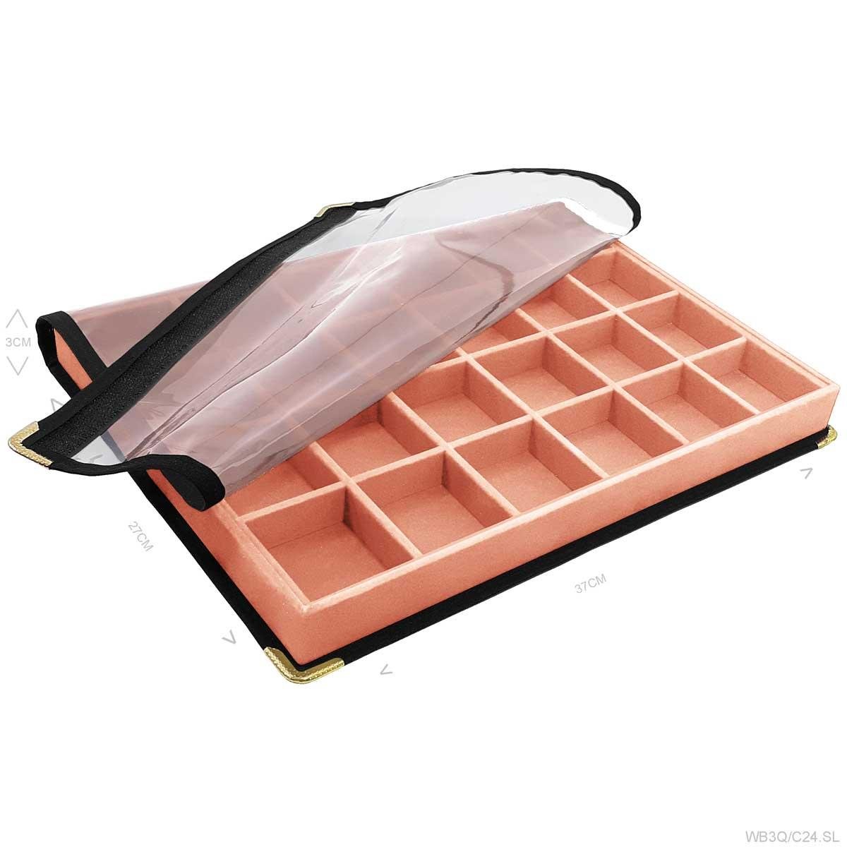 Bandeja Grande Com Capa 24 Quadriculados - Sob Encomenda