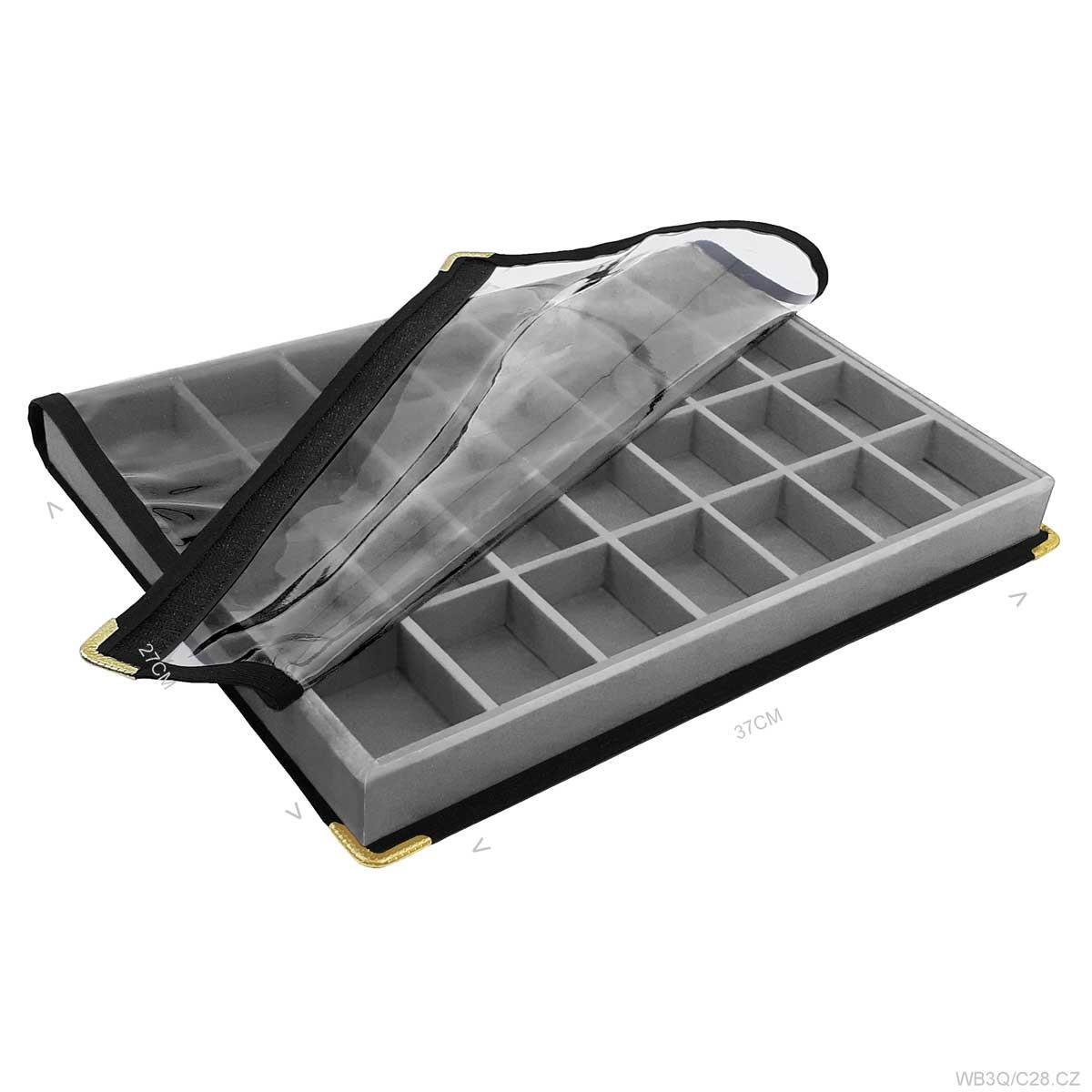 Bandeja Grande Com Capa 28 Quadriculados - Sob Encomenda