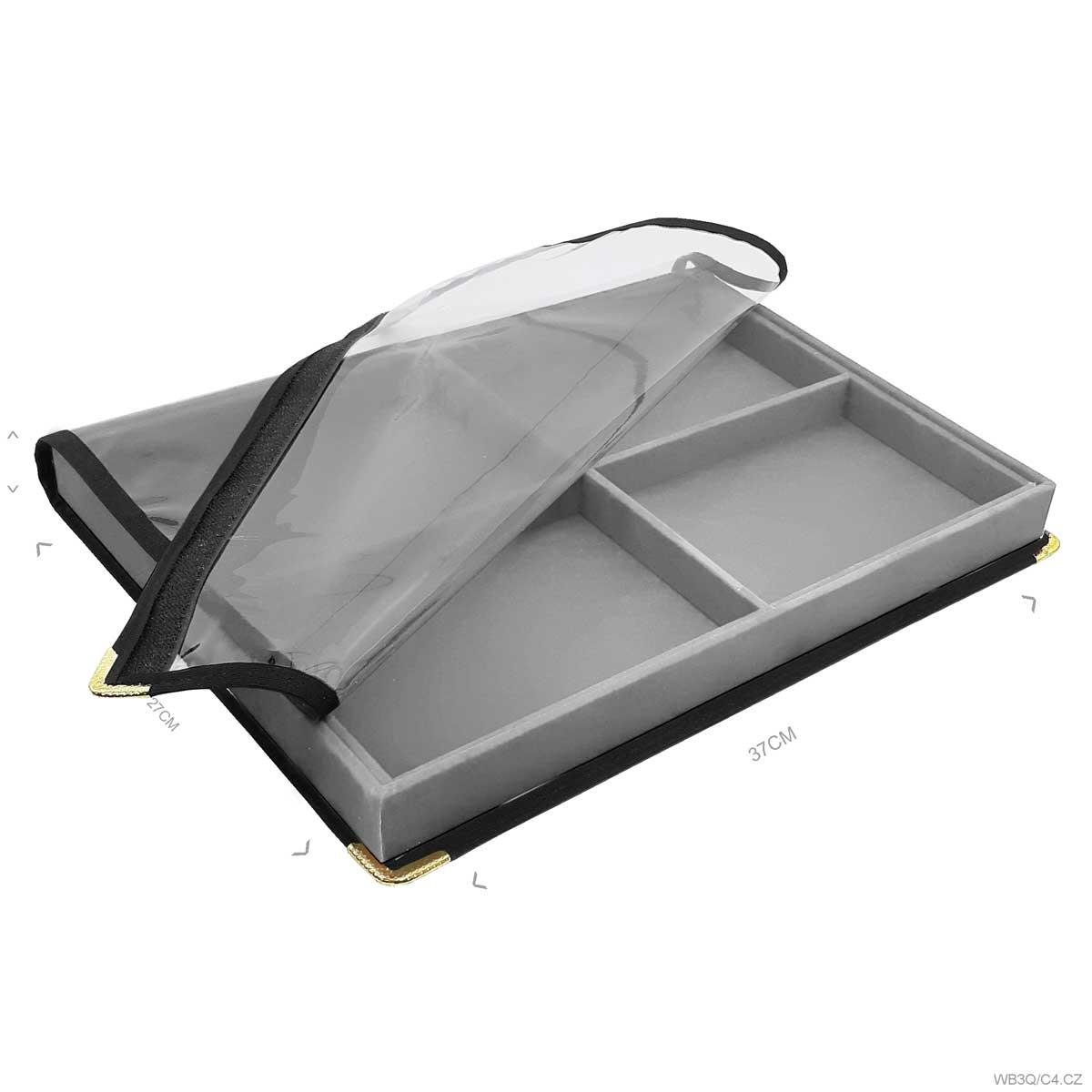 Bandeja Grande Com Capa 4 Quadriculados - Sob Encomenda