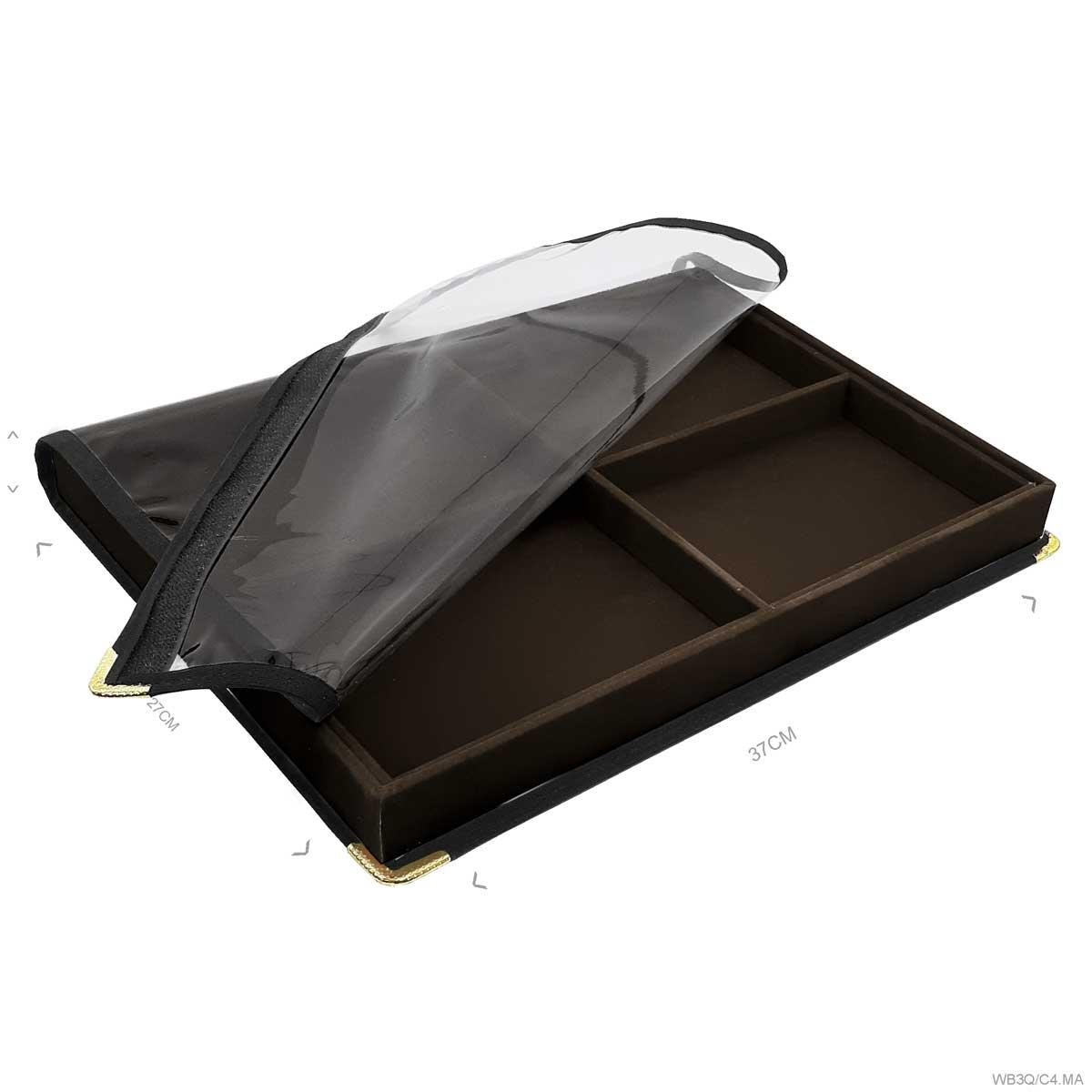 Bandeja Grande Com Capa 4 Quadriculados - Sob Encomenda