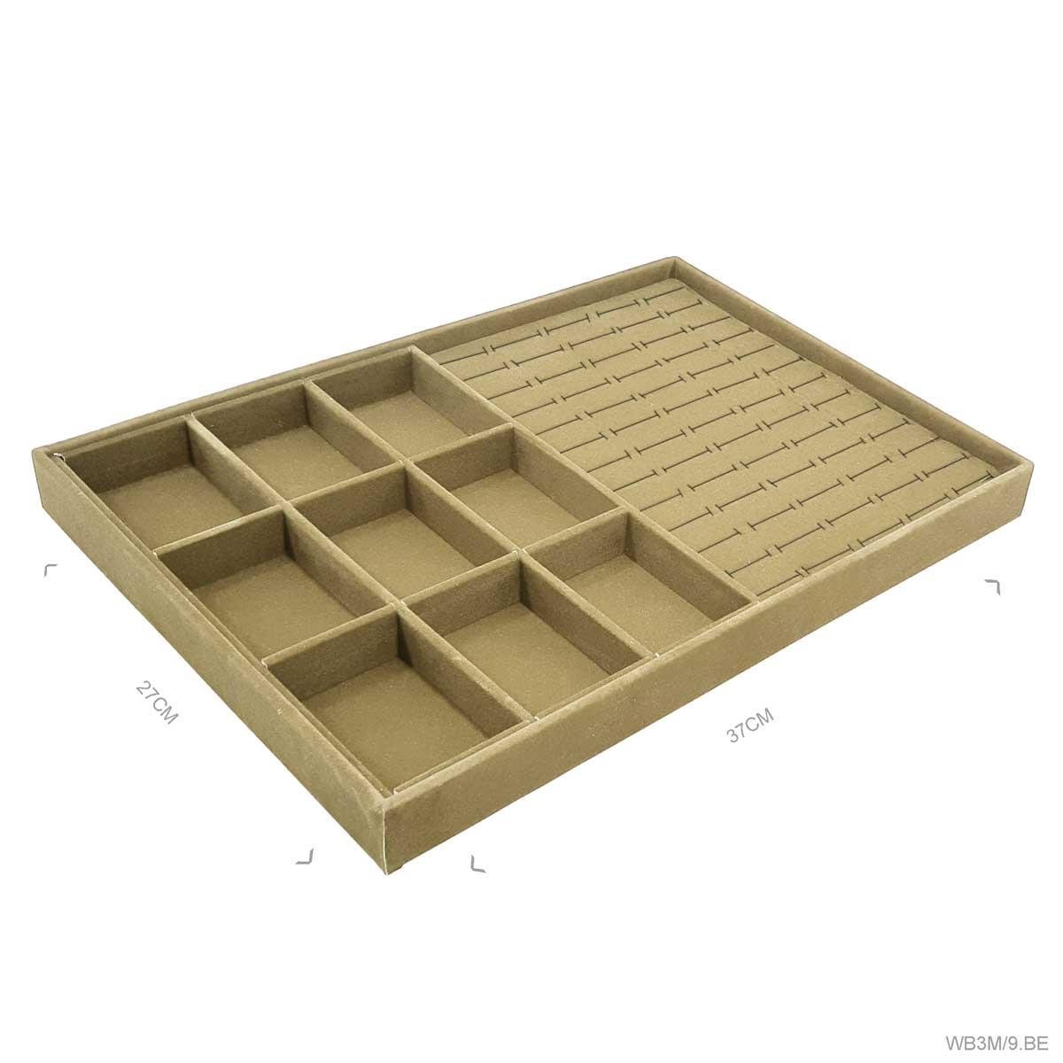 Bandeja Grande Mista 9 Quadriculados - Sob Encomenda