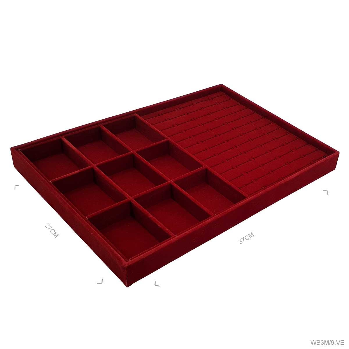 Bandeja Grande Mista 9 Quadriculados - Sob Encomenda