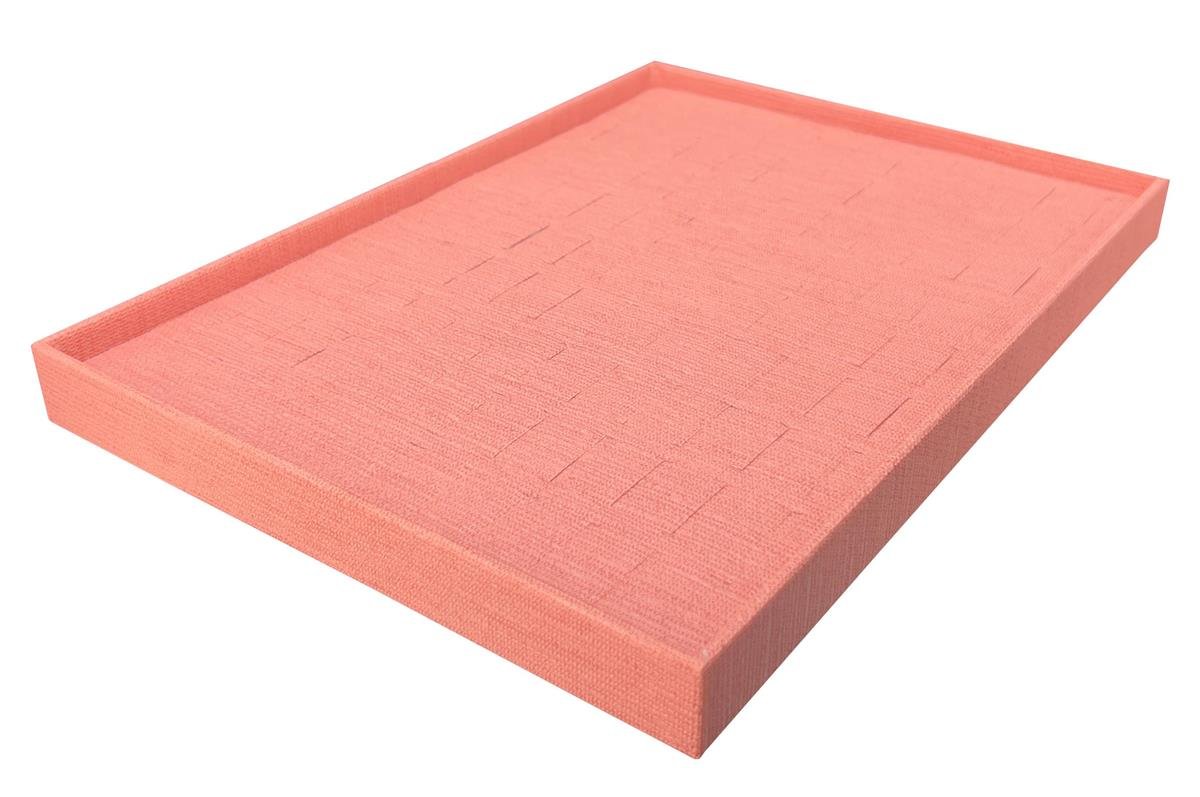 Bandeja Grande para Anel Corte H Tecido Milão - SOB ENCOMENDA