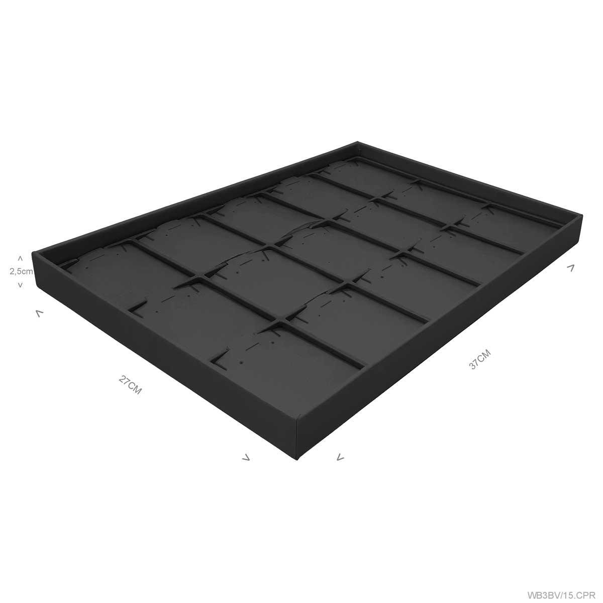 Bandeja Grande Para Brinco 15 Divisões Em Vacuum Forming - Sob Encomenda