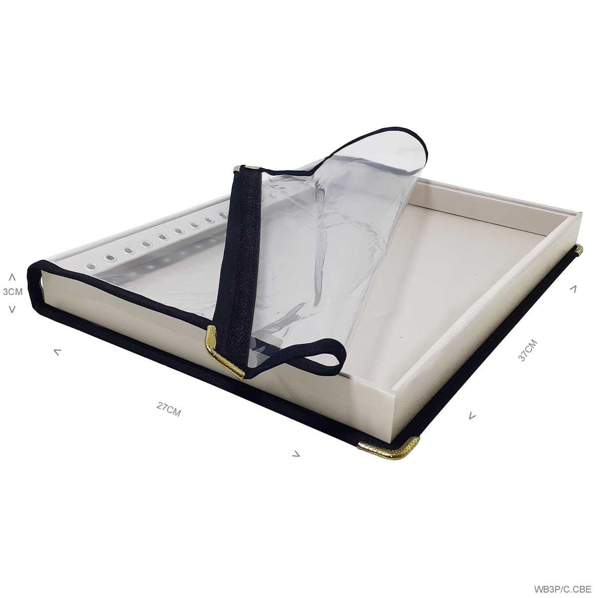 Bandeja Grande Para Pulseira Com Capa - Sob Encomenda
