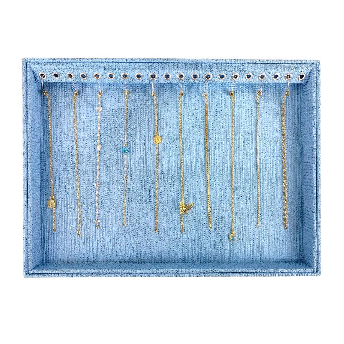 Bandeja Grande para Pulseira Tecido Milão - SOB ENCOMENDA