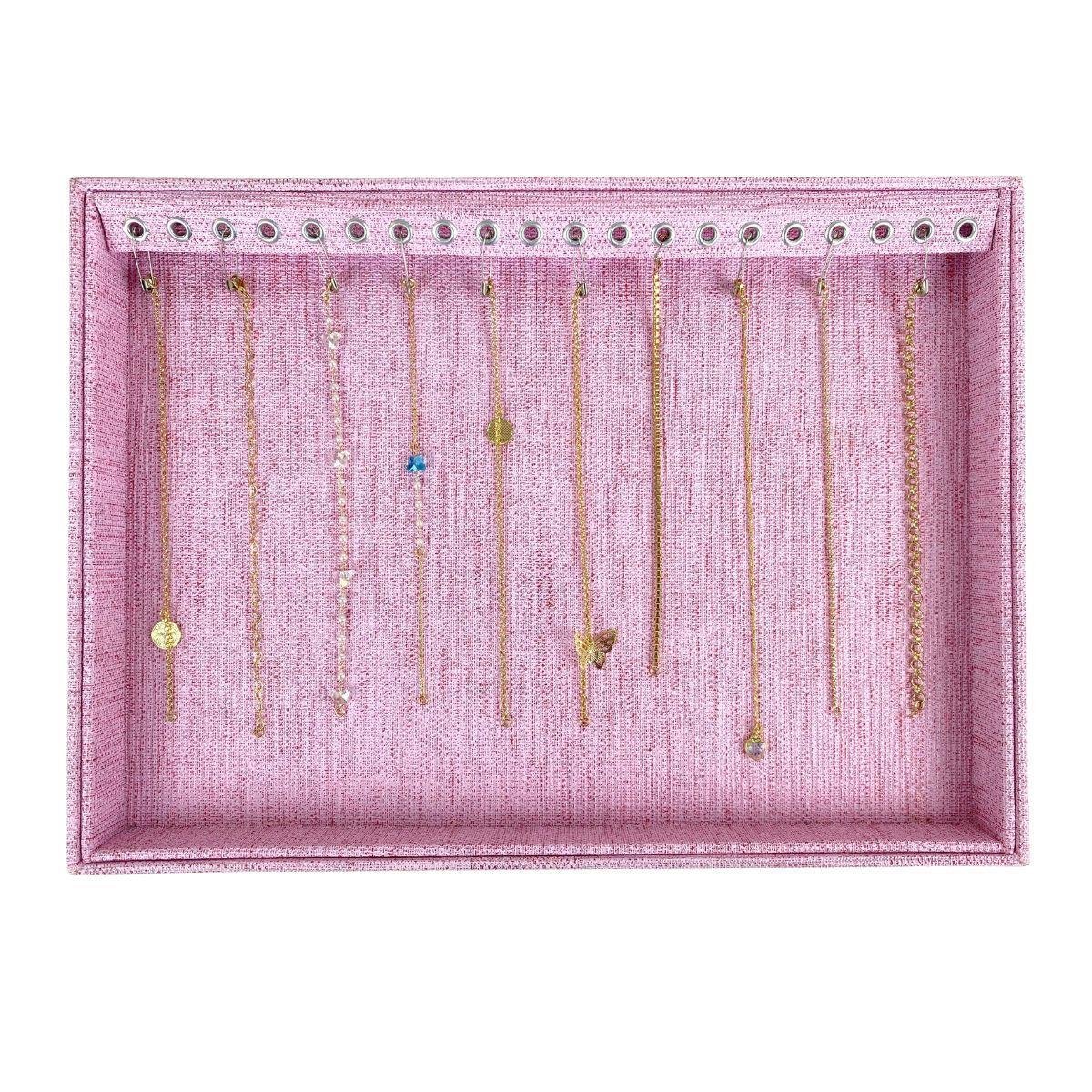 Bandeja Grande para Pulseira Tecido Milão - SOB ENCOMENDA