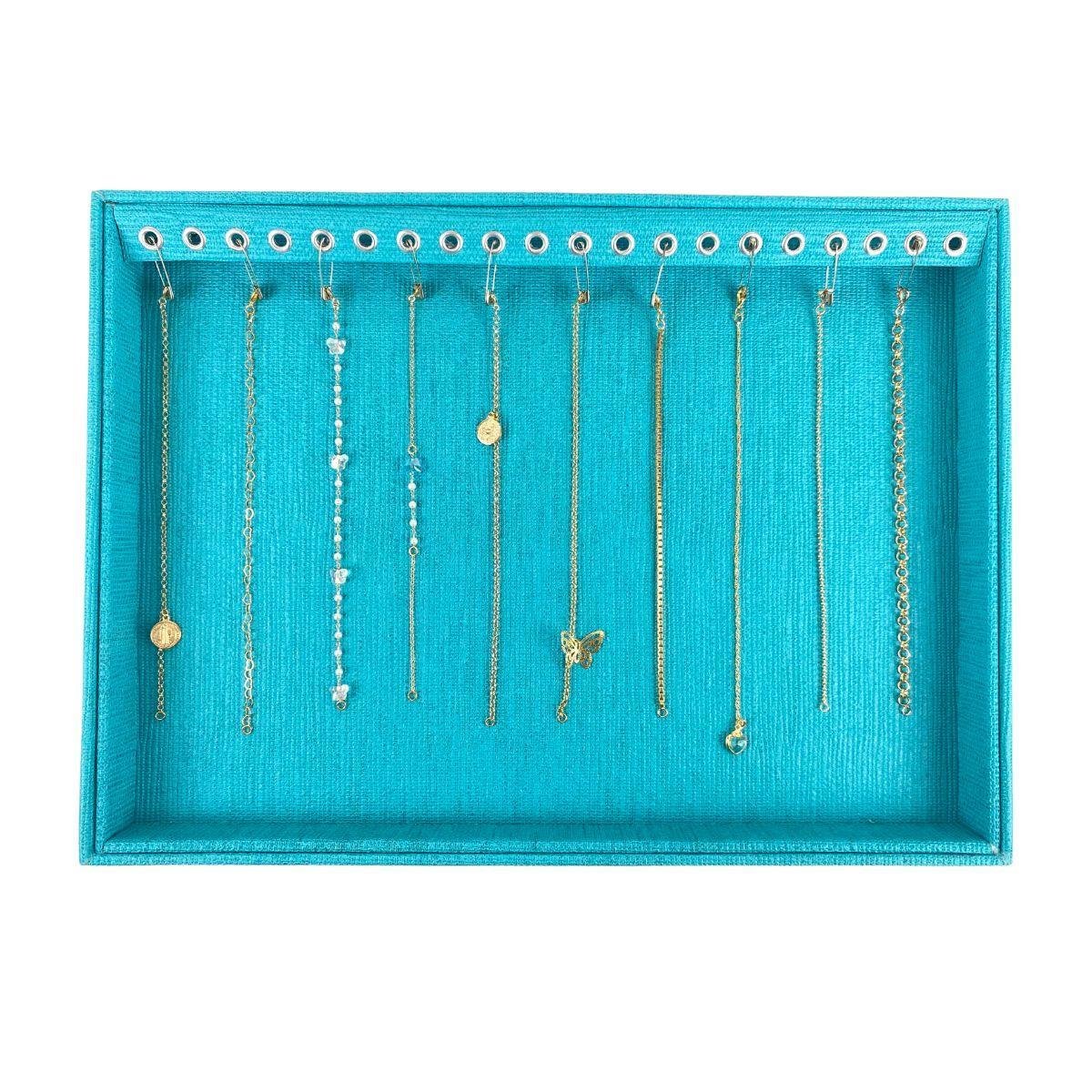 Bandeja Grande para Pulseira Tecido Milão - SOB ENCOMENDA