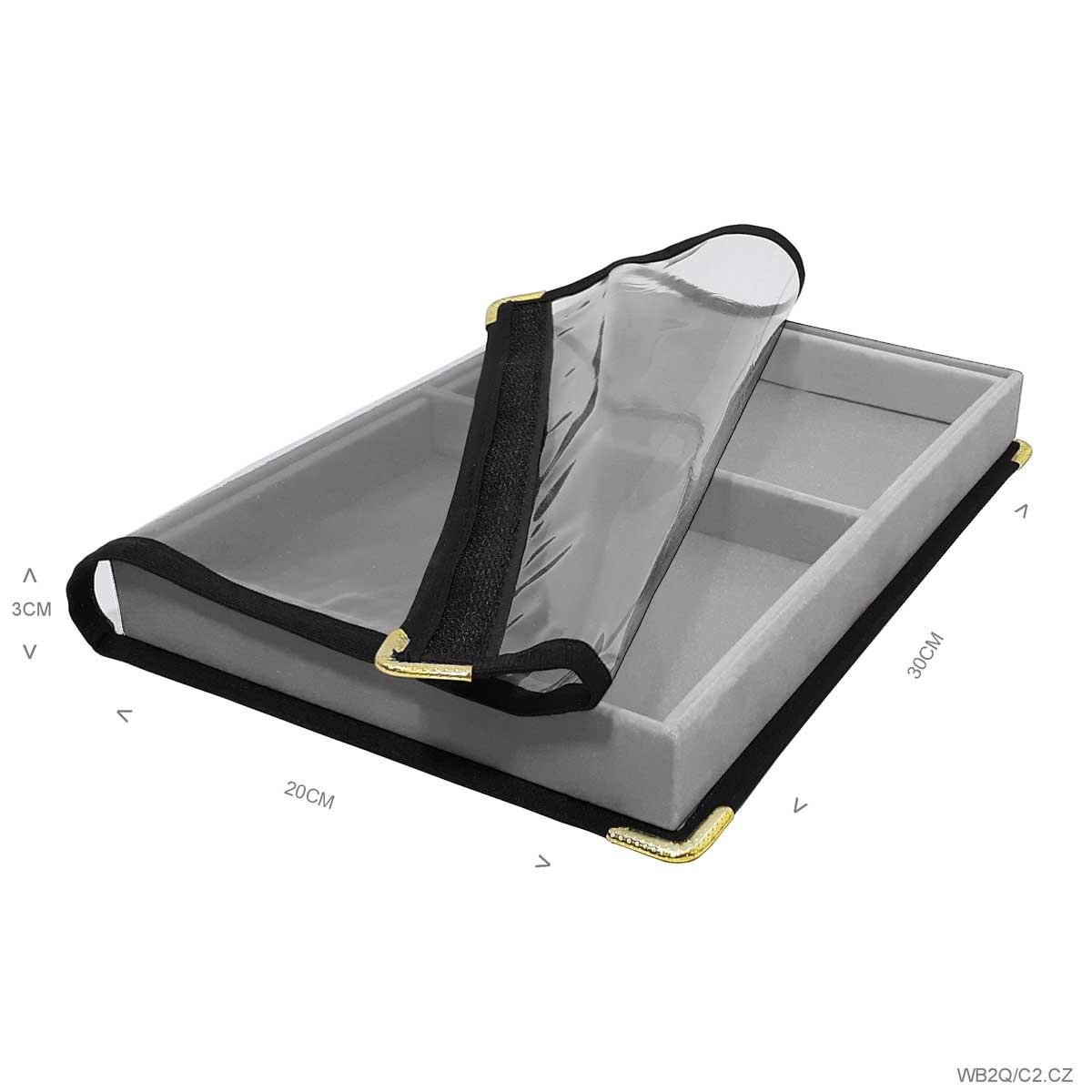 Bandeja Média 2 Quadriculados Com Capa - Sob Encomenda
