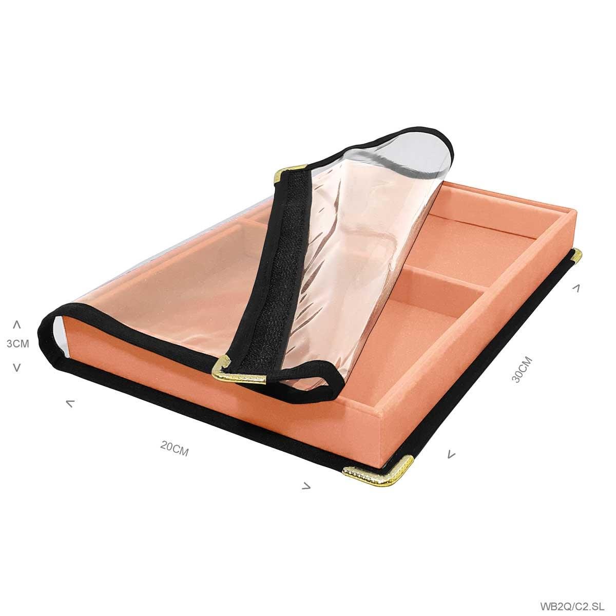 Bandeja Média 2 Quadriculados Com Capa - Sob Encomenda