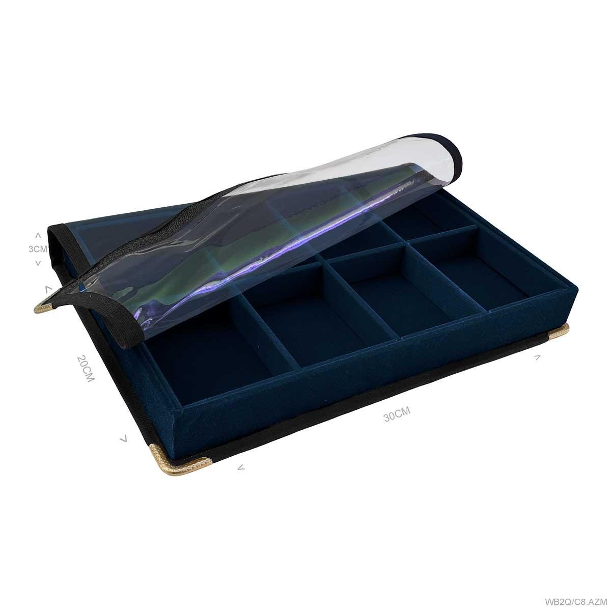 Bandeja Média 8 Quadriculados Com Capa - Sob Encomenda