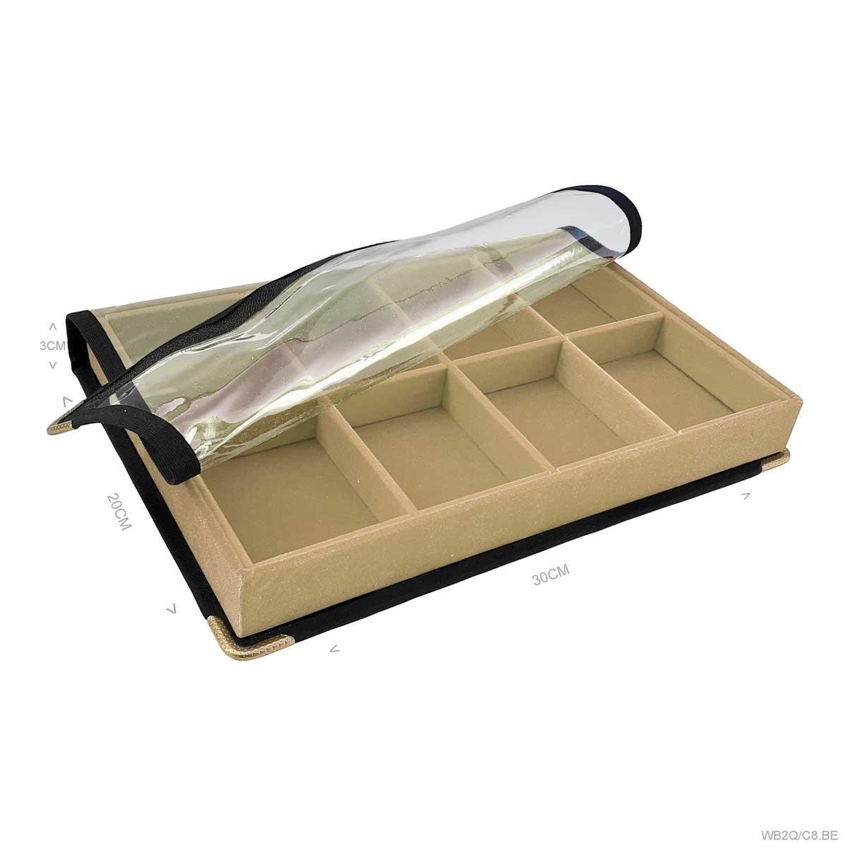 Bandeja Média 8 Quadriculados Com Capa - Sob Encomenda