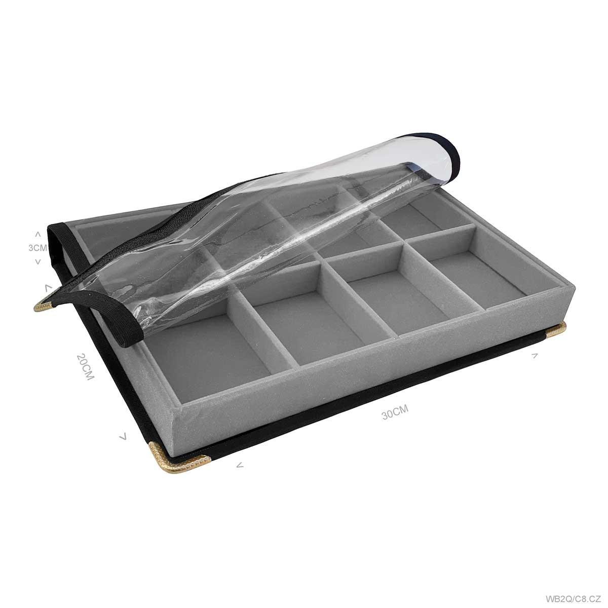 Bandeja Média 8 Quadriculados Com Capa - Sob Encomenda