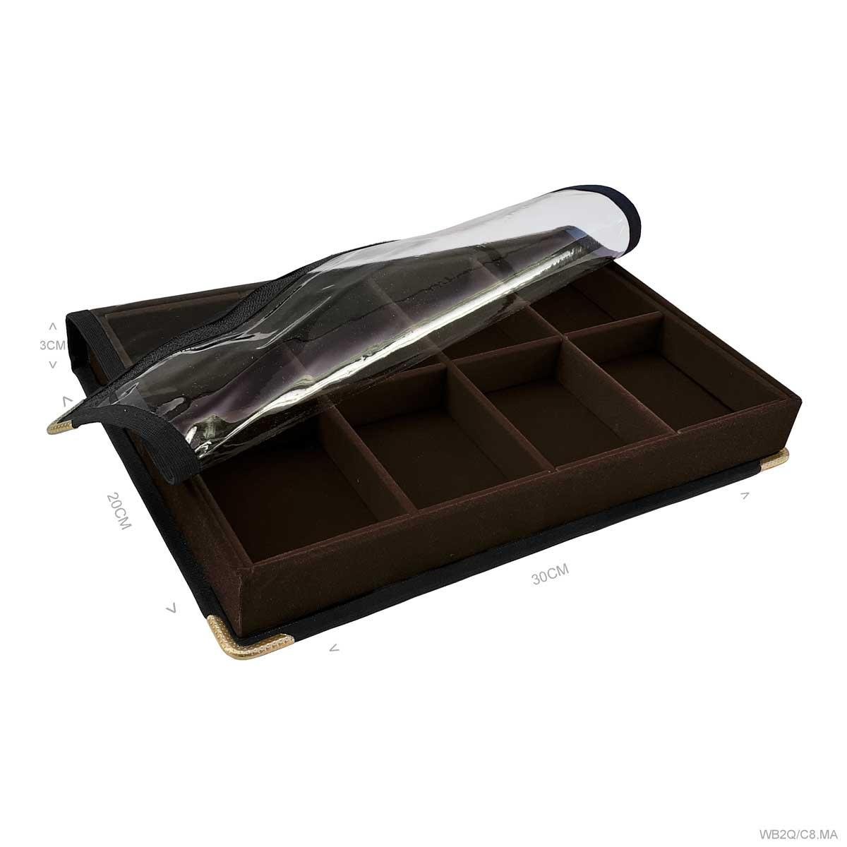 Bandeja Média 8 Quadriculados Com Capa - Sob Encomenda