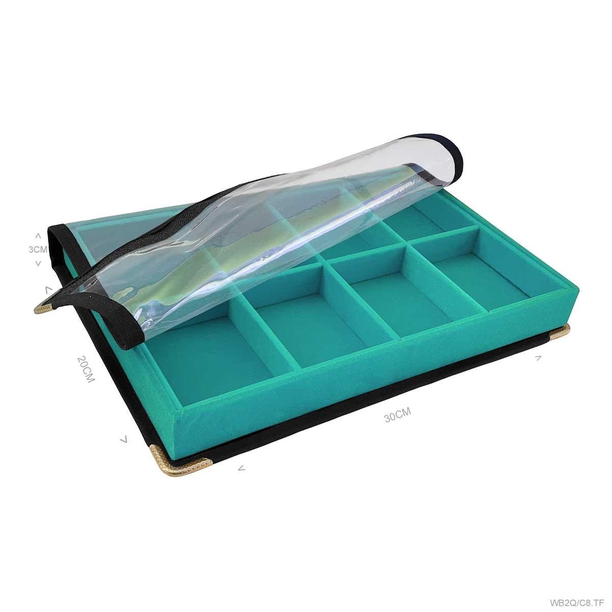 Bandeja Média 8 Quadriculados Com Capa - Sob Encomenda