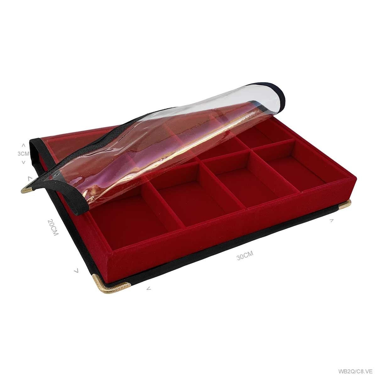 Bandeja Média 8 Quadriculados Com Capa - Sob Encomenda