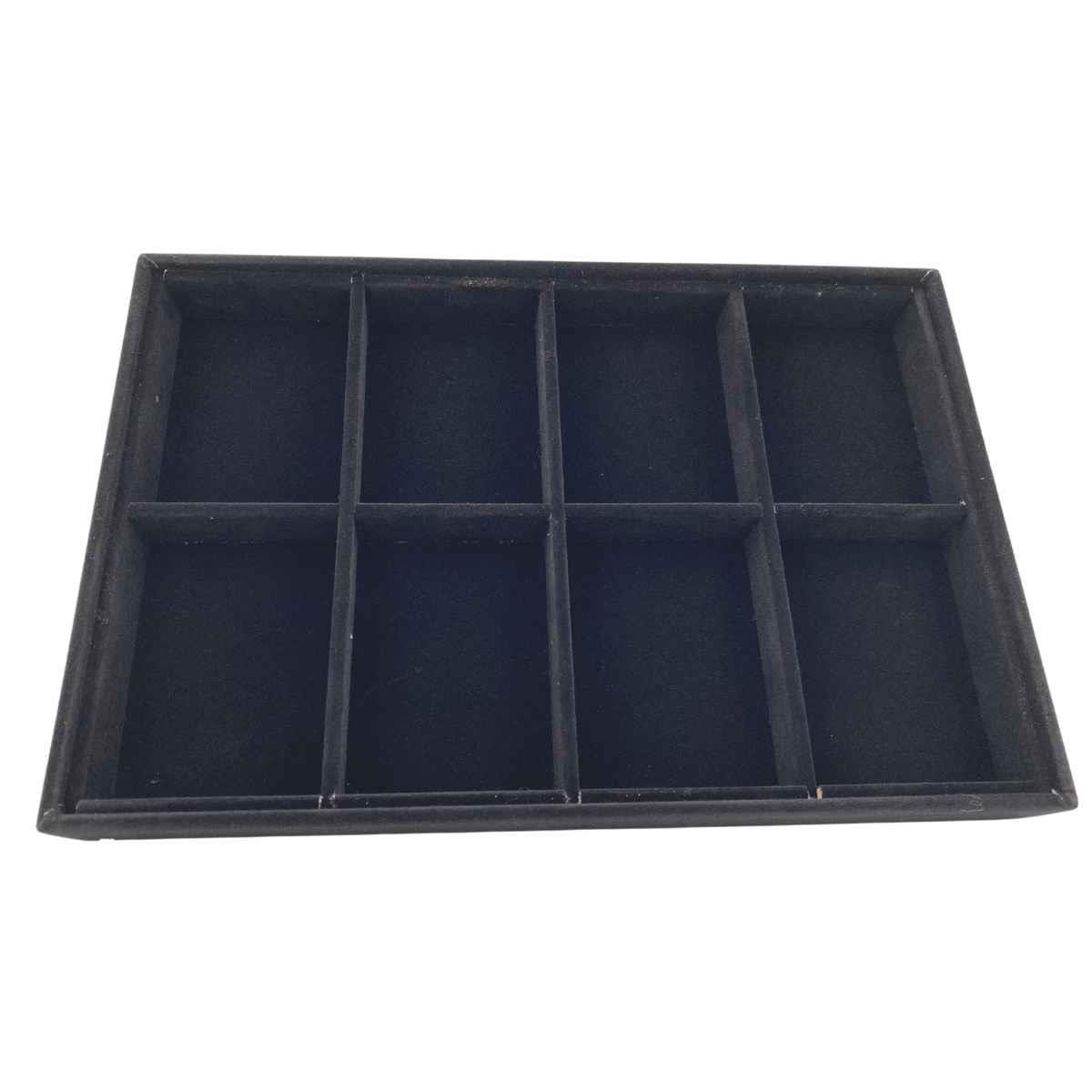 Bandeja Média 8 Quadriculados Porta Jóias