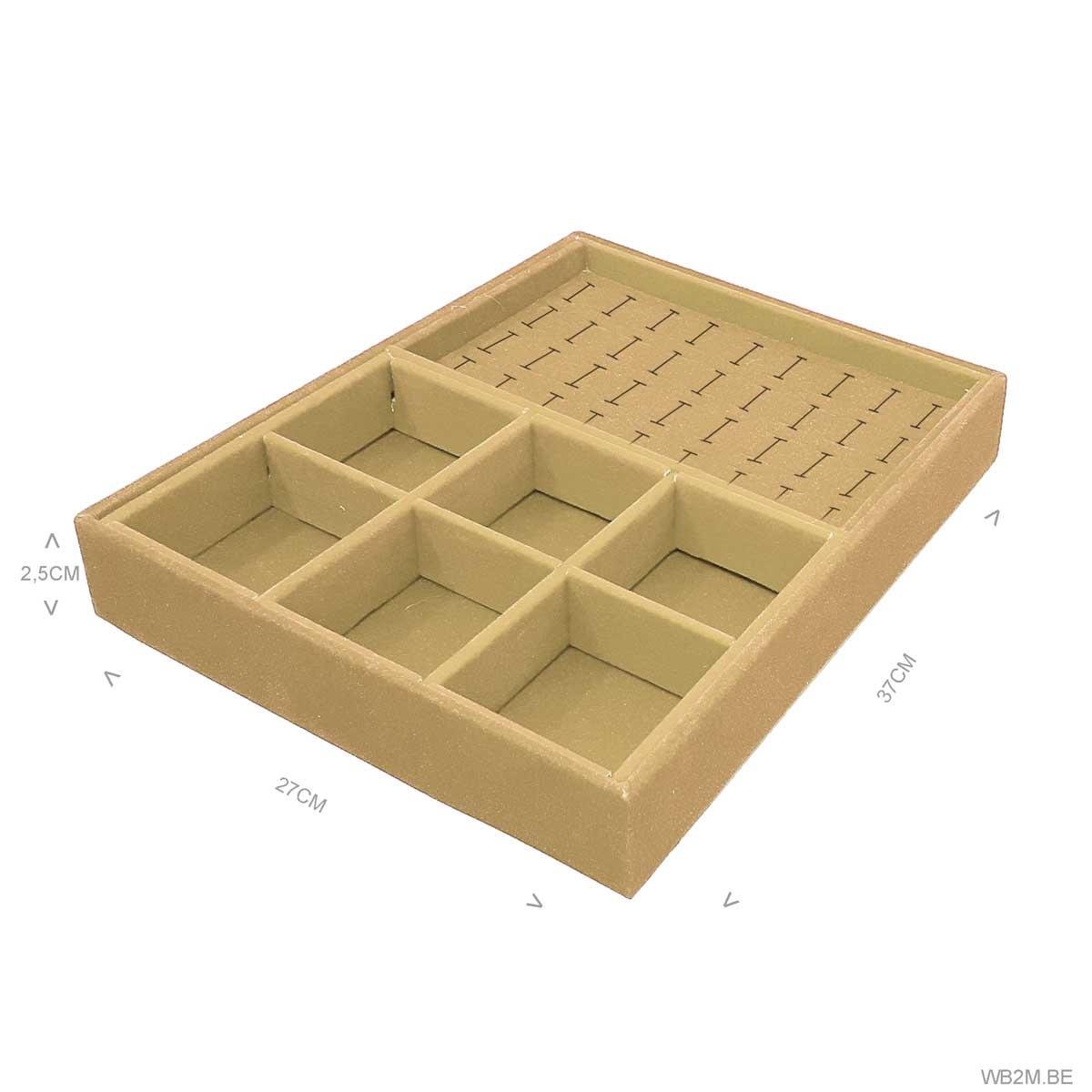 Bandeja Média Mista 6 Quadriculados - Sob Encomenda