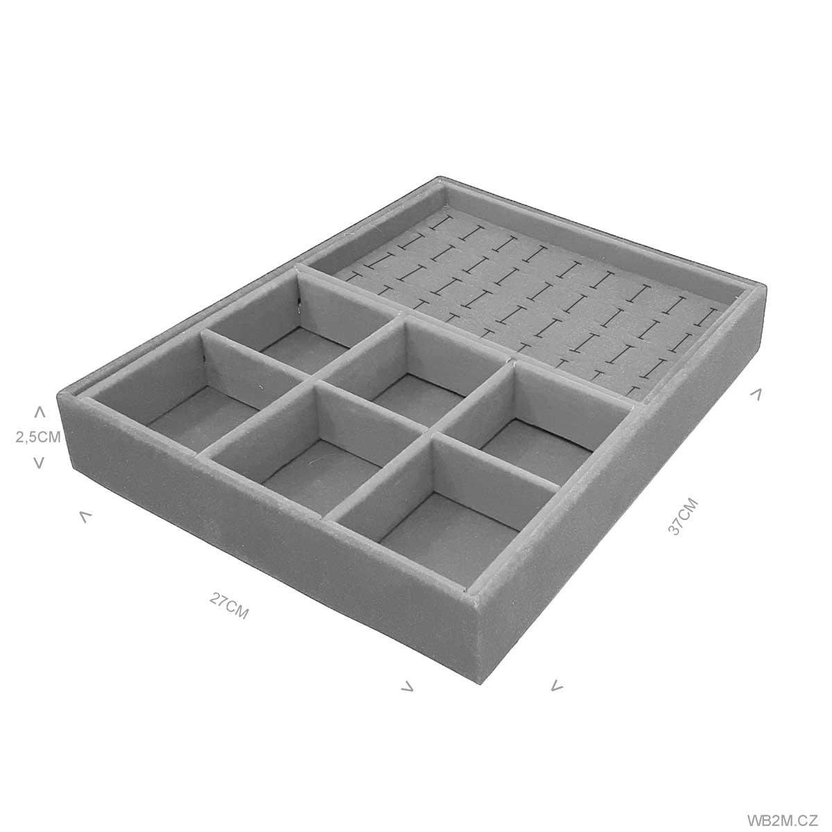 Bandeja Média Mista 6 Quadriculados - Sob Encomenda