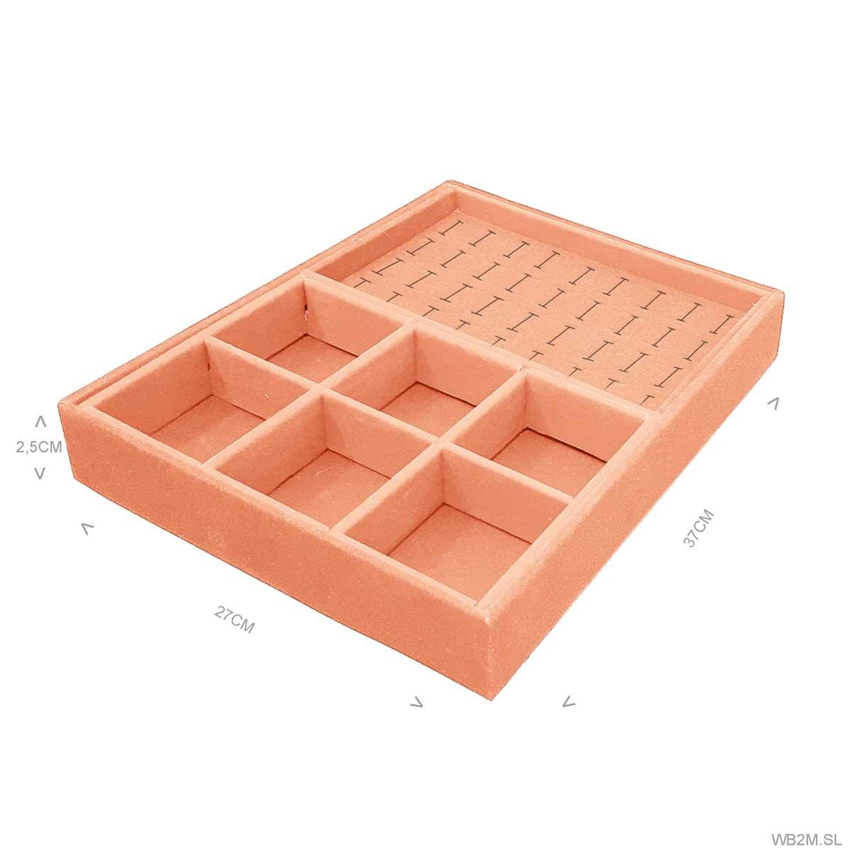 Bandeja Média Mista 6 Quadriculados - Sob Encomenda