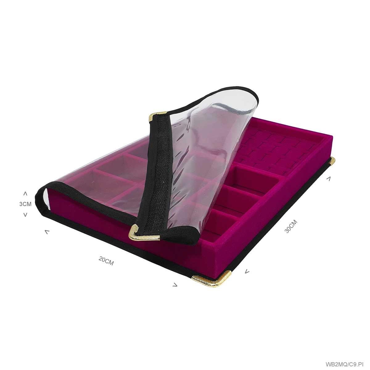 Bandeja Média Mista 9 Quadriculados Com Capa - Sob Encomenda