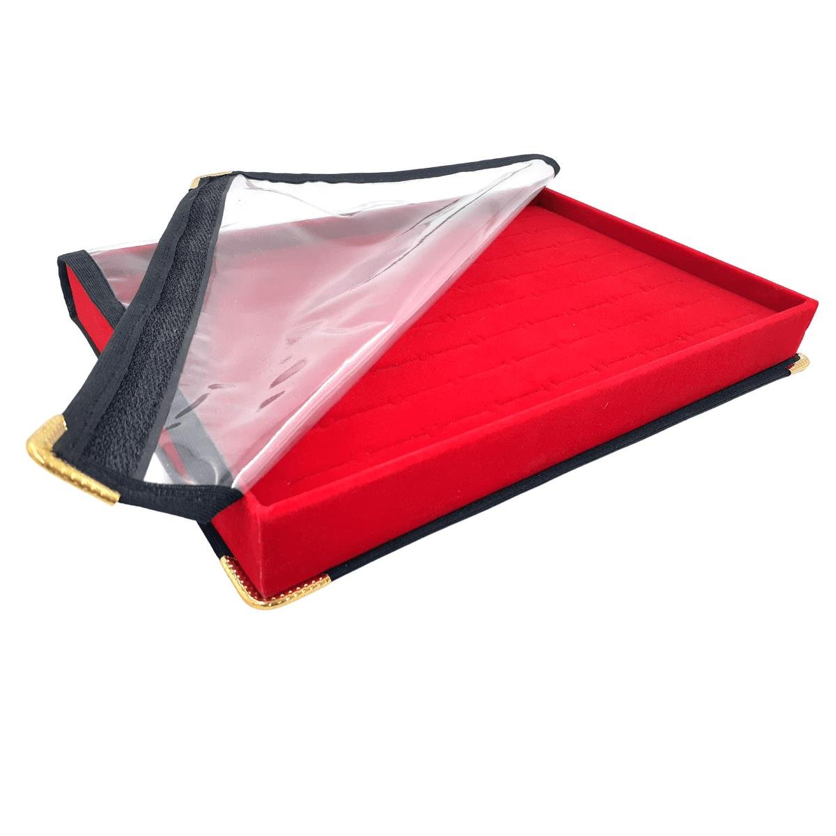 Bandeja Média Para Anel Corte H Com Capa - Sob Encomenda
