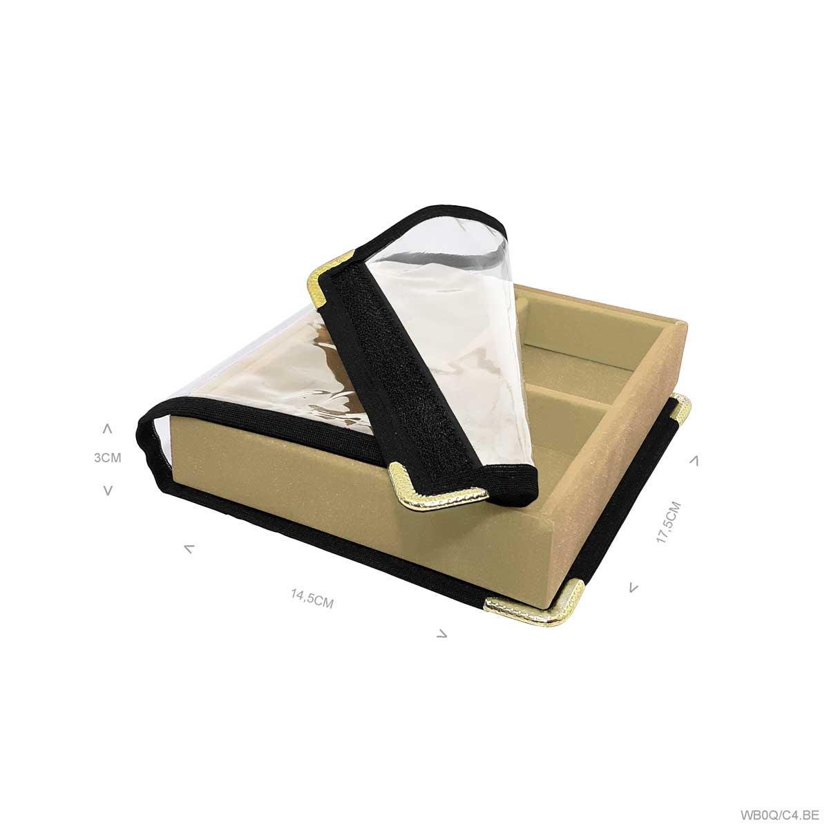 Bandeja Mini 4 Quadriculados Com Capa - Sob Encomenda