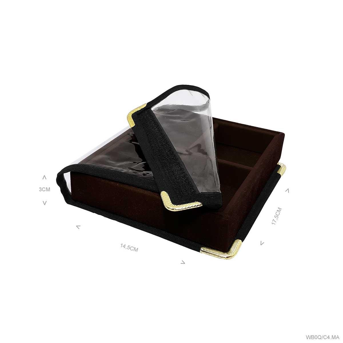 Bandeja Mini 4 Quadriculados Com Capa - Sob Encomenda