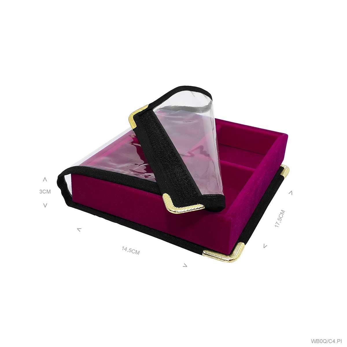 Bandeja Mini 4 Quadriculados Com Capa - Sob Encomenda