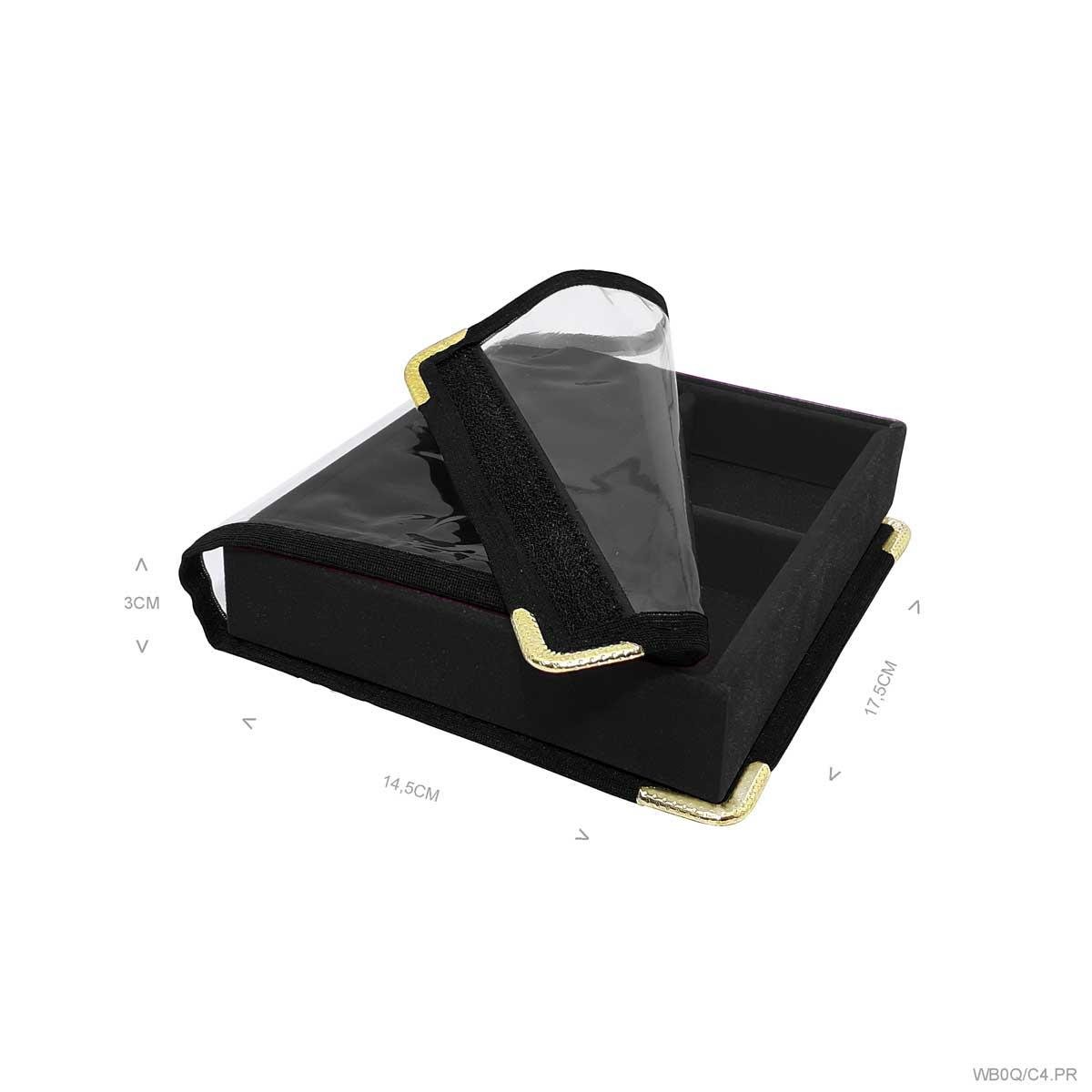 Bandeja Mini 4 Quadriculados Com Capa - Sob Encomenda