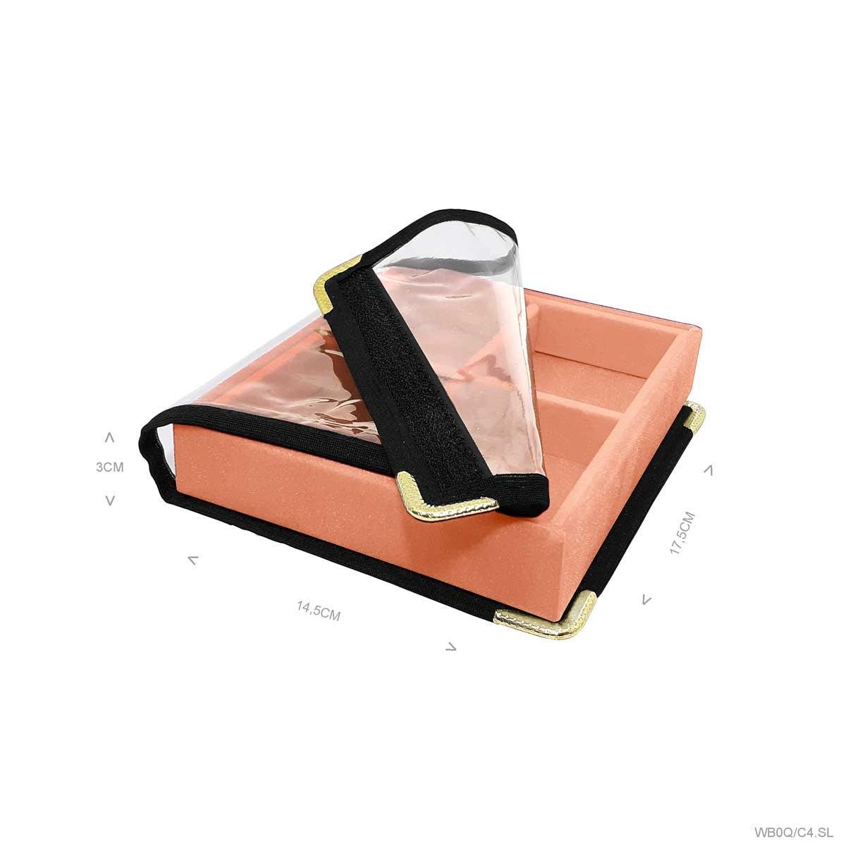 Bandeja Mini 4 Quadriculados Com Capa - Sob Encomenda