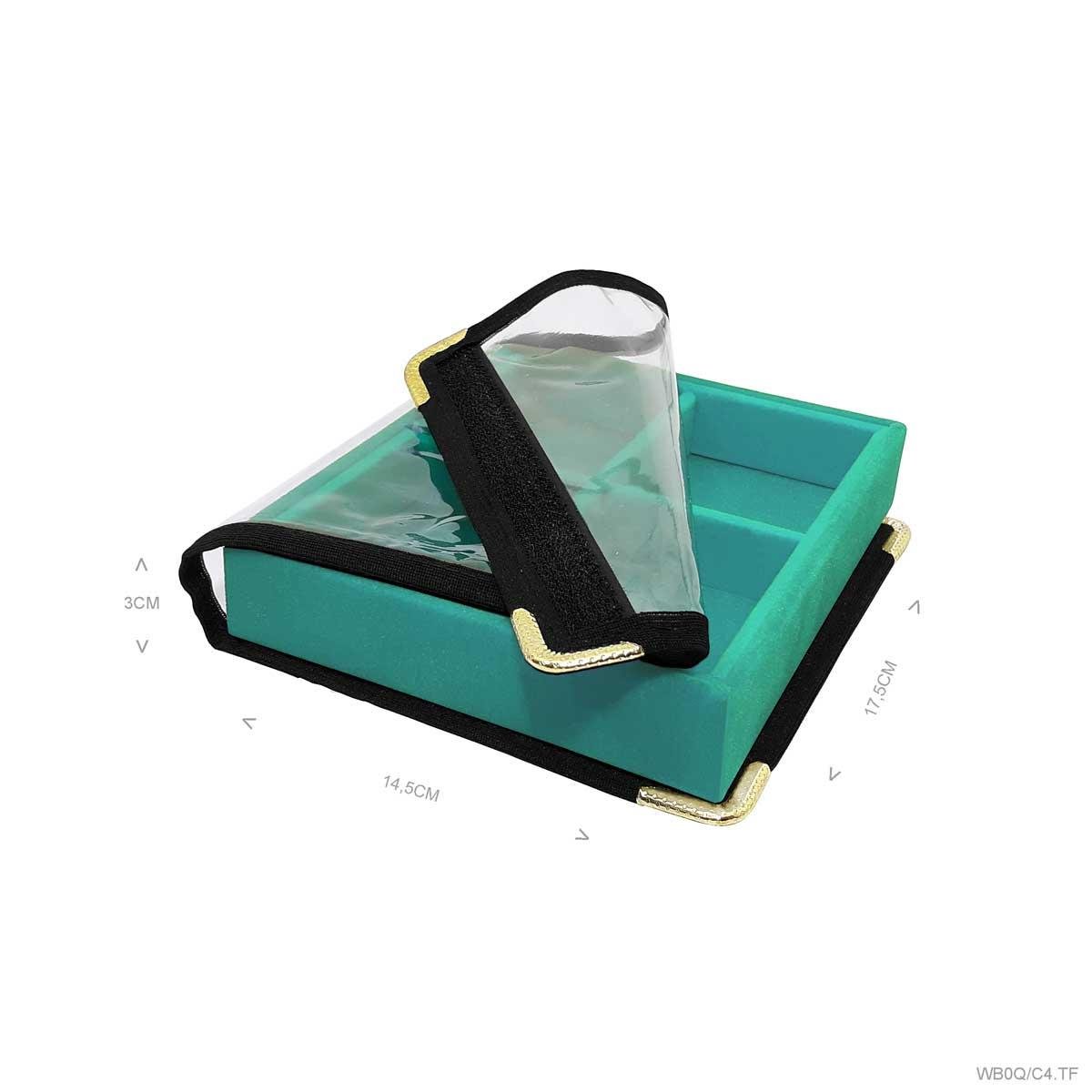 Bandeja Mini 4 Quadriculados Com Capa - Sob Encomenda