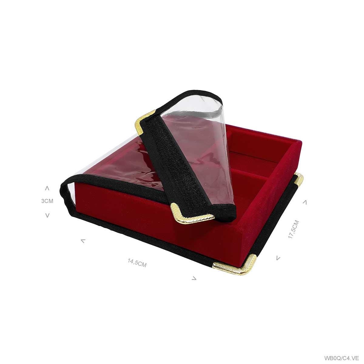 Bandeja Mini 4 Quadriculados Com Capa - Sob Encomenda
