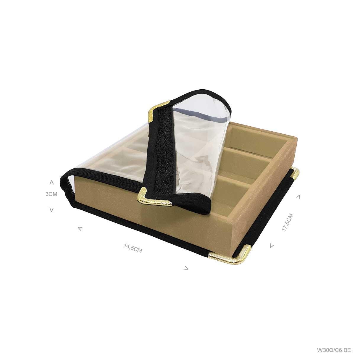 Bandeja Mini 6 Quadriculados Com Capa - Sob Encomenda