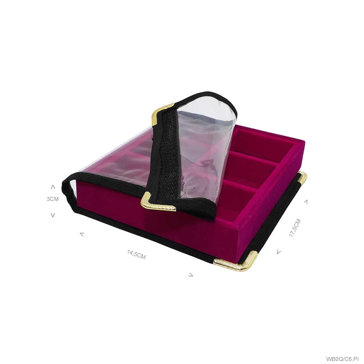 Bandeja Mini 6 Quadriculados Com Capa - Sob Encomenda