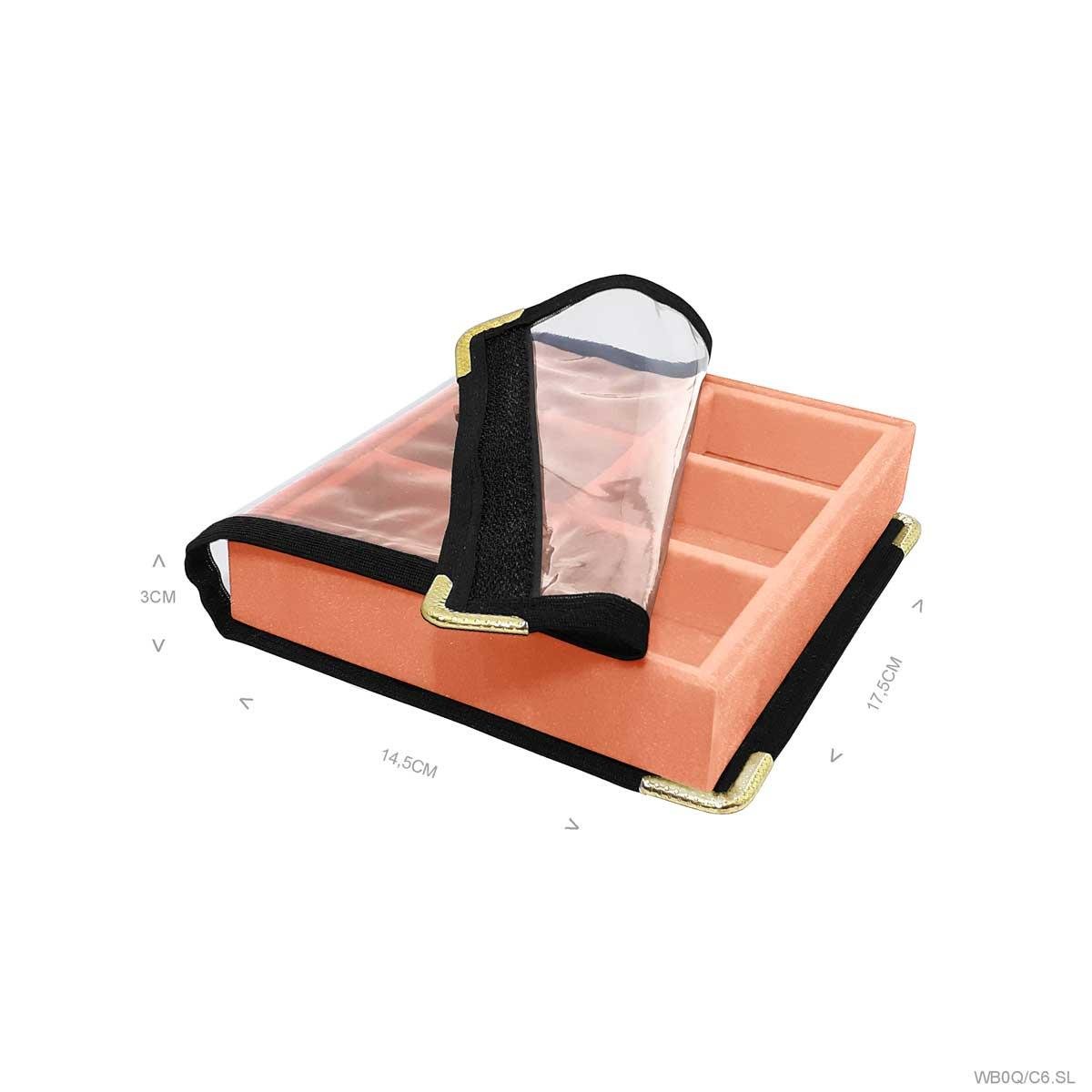 Bandeja Mini 6 Quadriculados Com Capa - Sob Encomenda